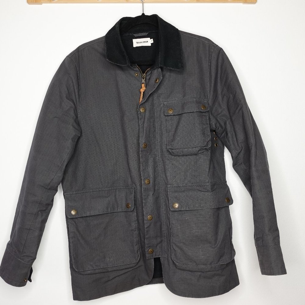 Taylor Stitch Rover Jacket in Ripstop Slate Dry Wax